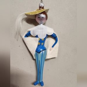 Vintage De Carlini Italy Rapunzel's Blue Prince